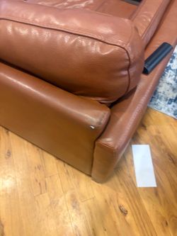 Leather sectional