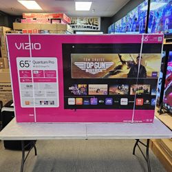 VIZIO 65 INCH QLED QUANTUM PRO TOP RATED TV'S FULL ARRAY 12OHZ HDMI 2.1 IN STOCK W/WARRANTY - PAYMENT PLANS