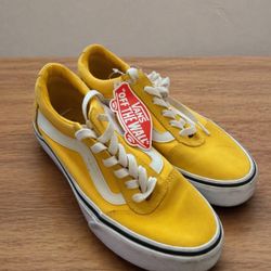 Yellow Vans Old Skool Sneakers – Men’s/Women’s Casual Shoes
