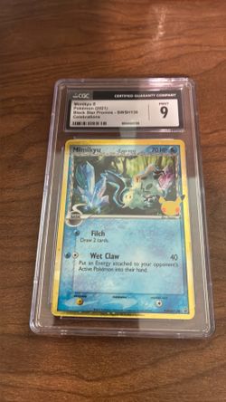 Mimikyu SWSH136 Celebrations Black Star Promo Holo Pokemon CGC 9 Mint *096