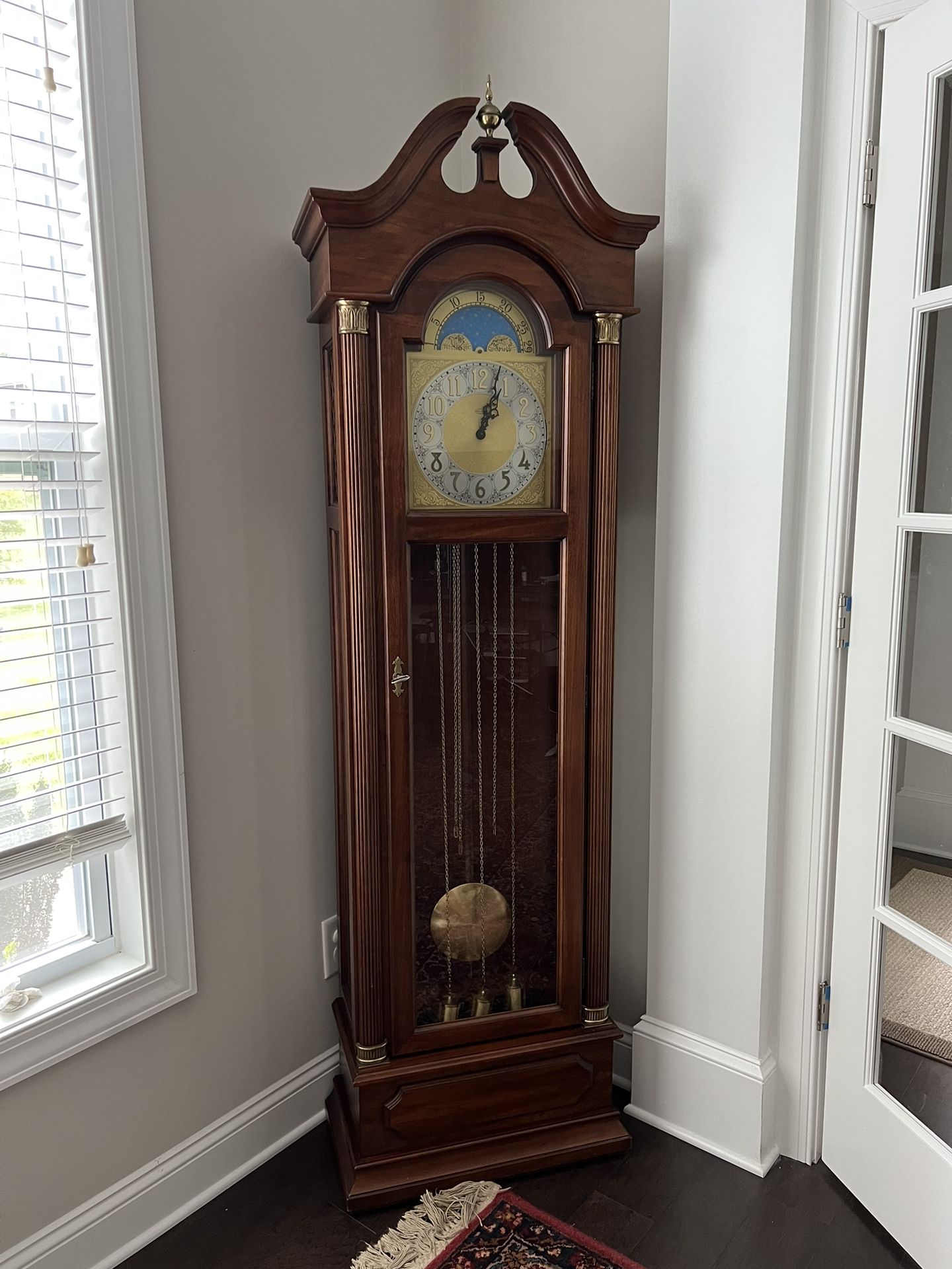 Vintage Ethan Allen Grandfather Clock