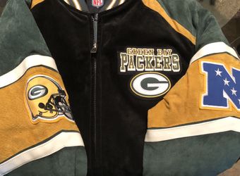 Men’s Green Bay Packers Suede Jacket