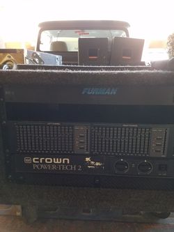 Crown power amp and ecolazer for sale each