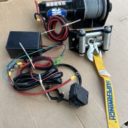 2000-2007 Honda Rancher Winch And Bracket