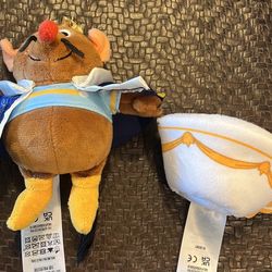 Disney Parks Gus Gus Royal Court Royal Tea 6" Plush Toy Doll