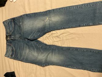 Purple jeans