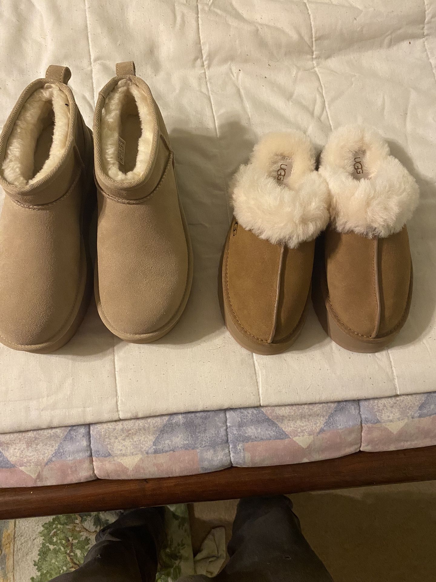 Ugg Fur Shoes Size 6 Brand New Never Worn