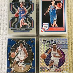 Oklahoma City Thunder 150 Card Basketball Lot! Rookies, Prizms, Parallels, Short Prints, Variations & More!