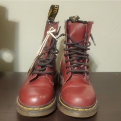 Dr. Marten Red Lace Up Boots