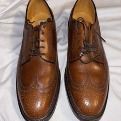 Vintage Florsheim Royal Imperial Kenmoor long wingtip oxfords