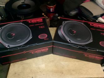 I Have Two Of Them Brand New DS18 We Like It Loud! PRO - X694BM 6"x 9" Mid-Range Loud Speaker With Bullet 4 Ohms 200 Watts RMS Power 400 Watts Peak Po