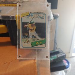 Rickey Henderson Wintage card