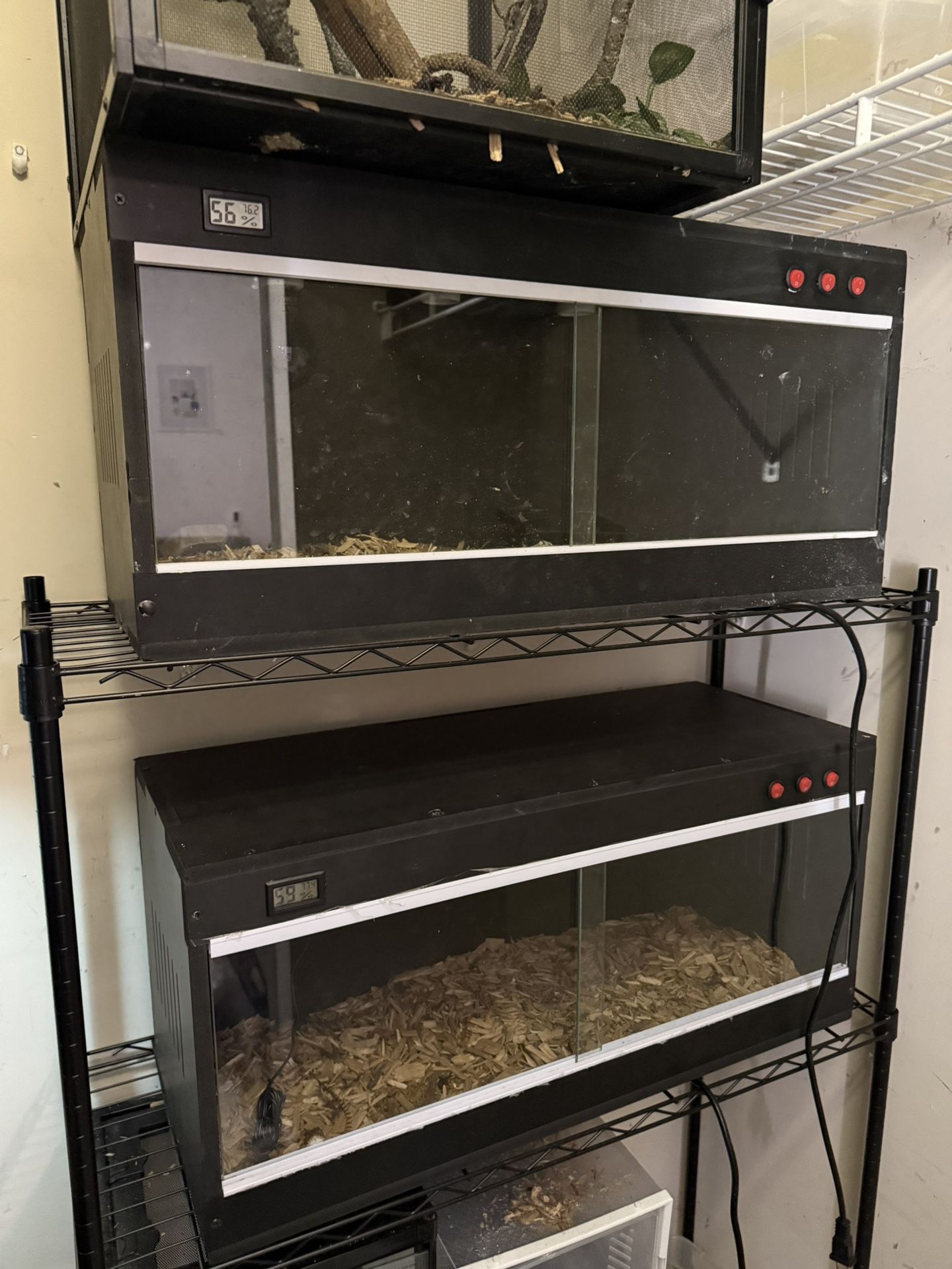 20 gal PVC reptile tank