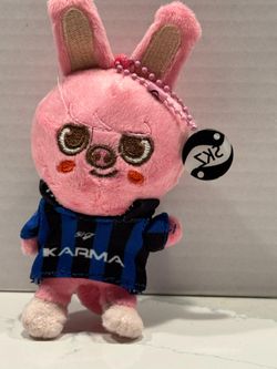  K-Pop Animal Mascot Plushies – Cute Collectible Character Dolls in Karma Jersey – Soft Stuffed Toy Gift