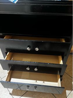 Black dresser