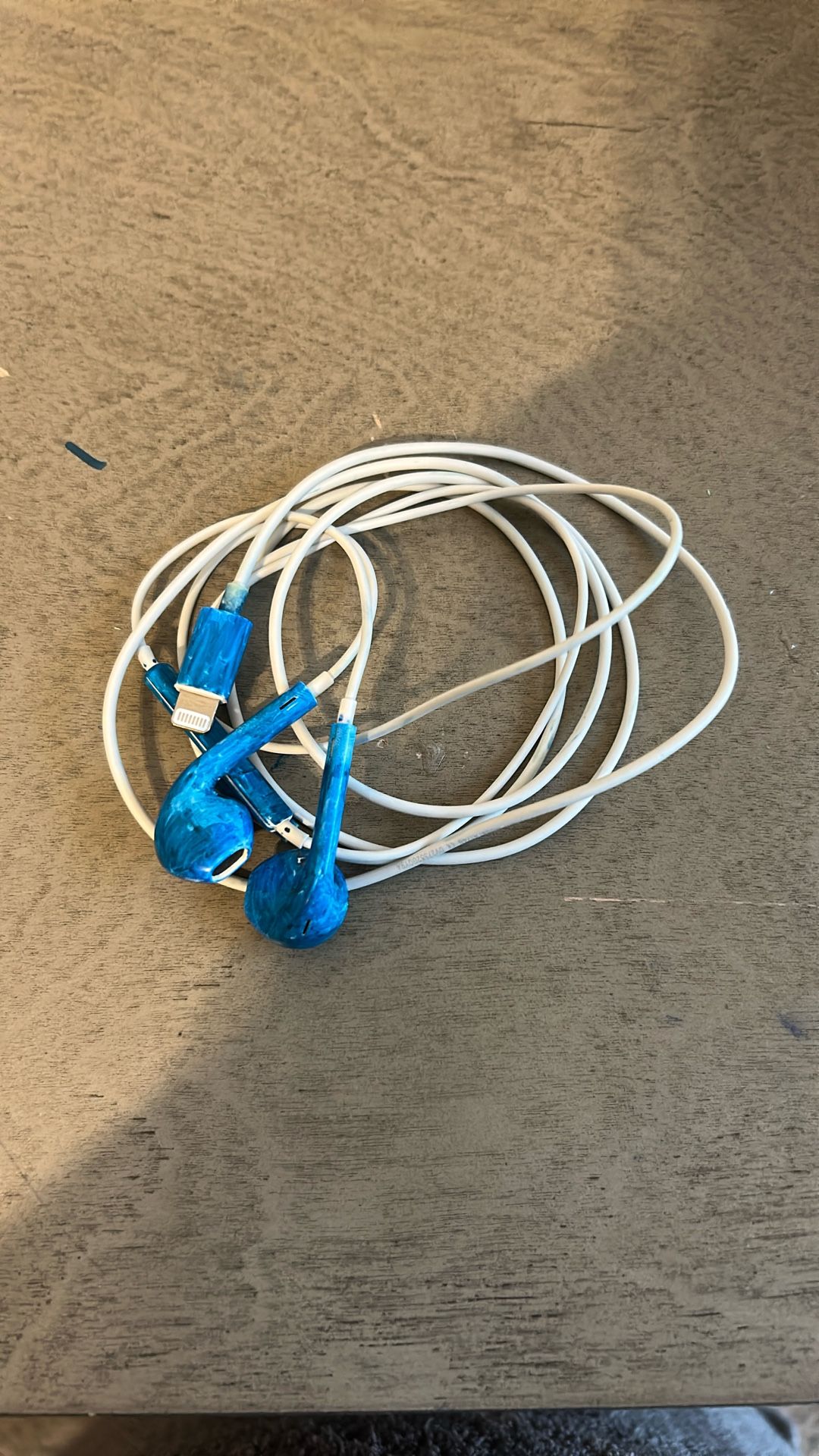 Earbuds Wired, Iphone, Customize Blue Color