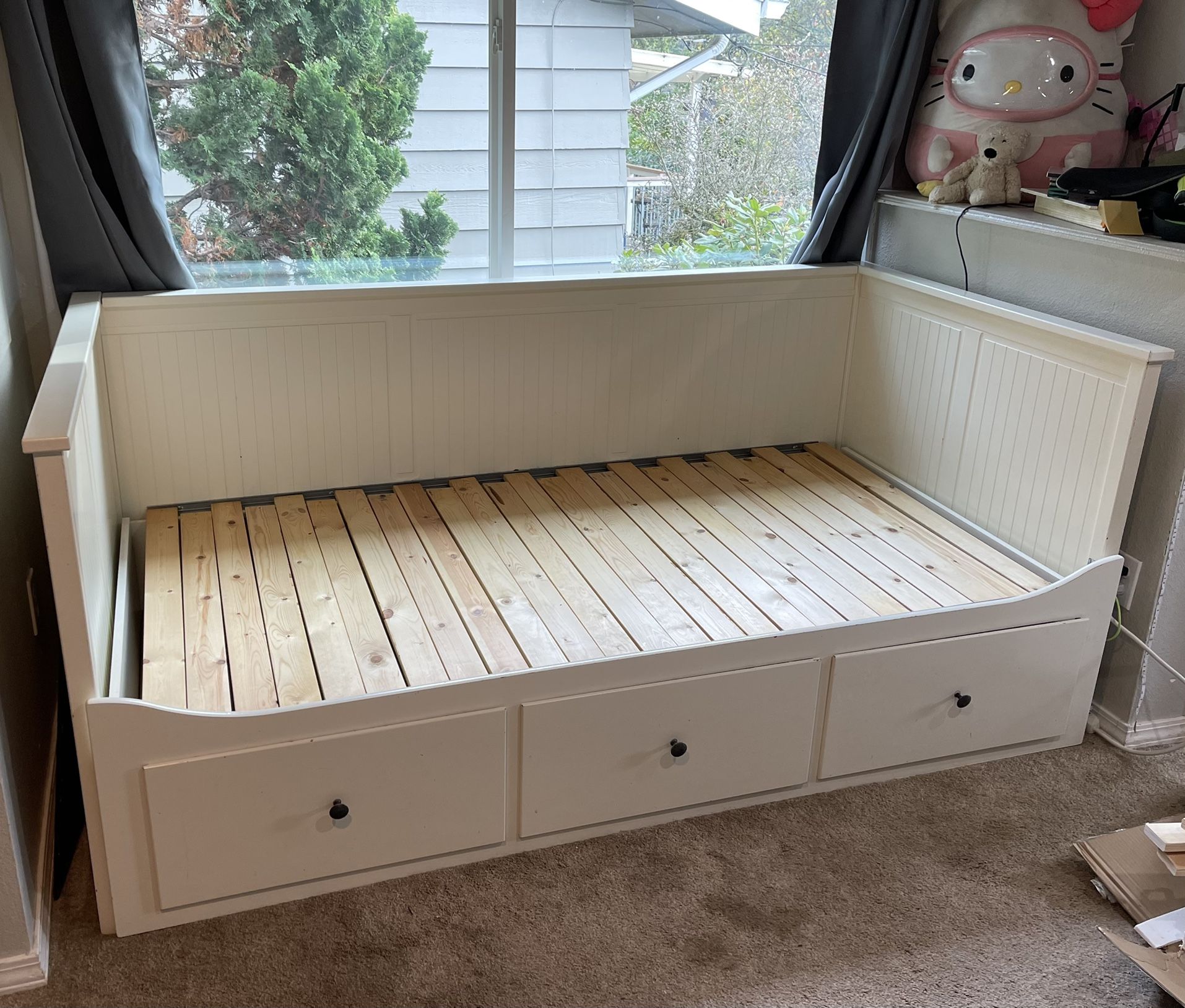 IKEA HEMNES TWIN SIZE DAYBED DRAWERS TRUNDLE