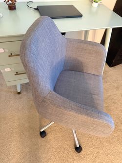 Gray Fabric Upholstered Office Chair