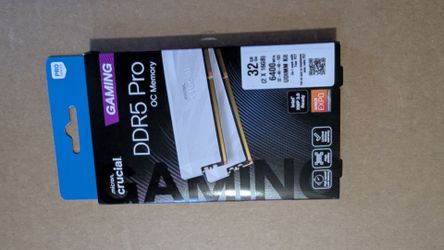Crucial Pro DDR5 RAM 32GB Kit (2x16GB) DDR5 6400 CL32 XMP EXPO