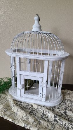 Vintage Antique Looking Rustic Birdcage