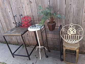 Garden /home plant stands or any used see peices down below for the items offers welcome