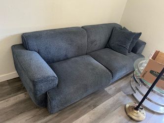 Blue sofa