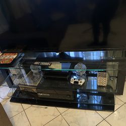 Glass TV Stand
