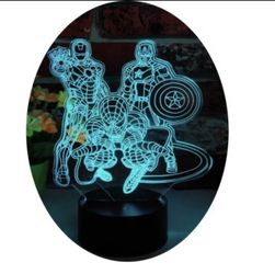 3-D night light