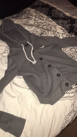 Cute grey size medium hollister hoodie