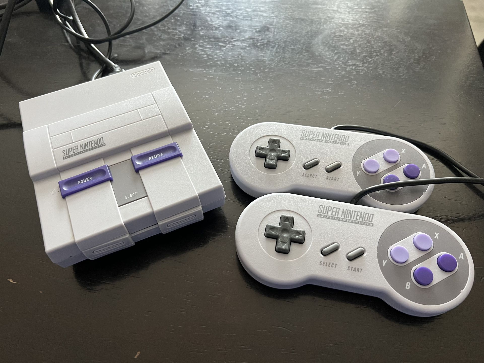 Super NES Classic Edition With 2 Controllers & 2 Extension Cables 
