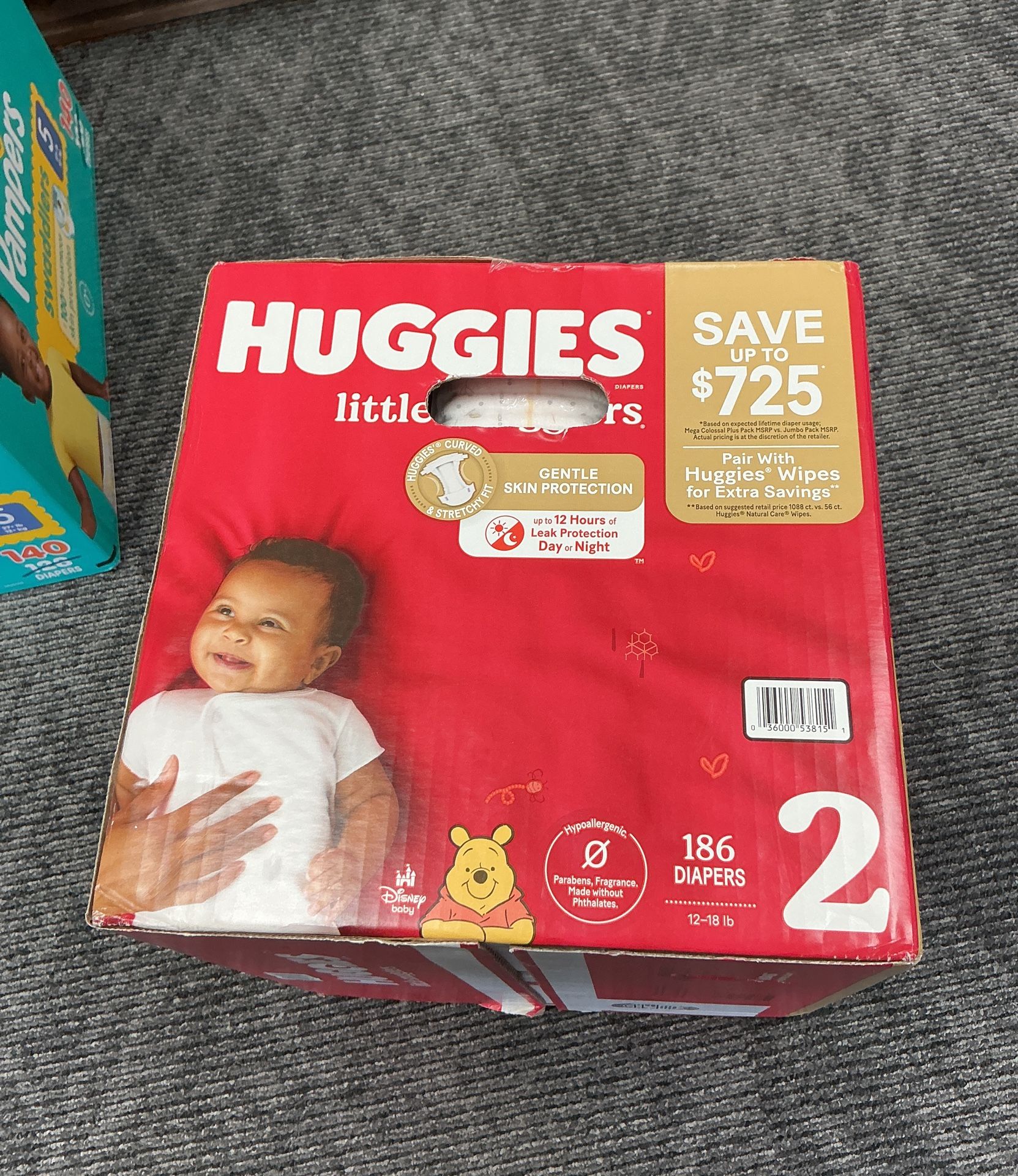 Huggies Size 2 Count 186 $49.99