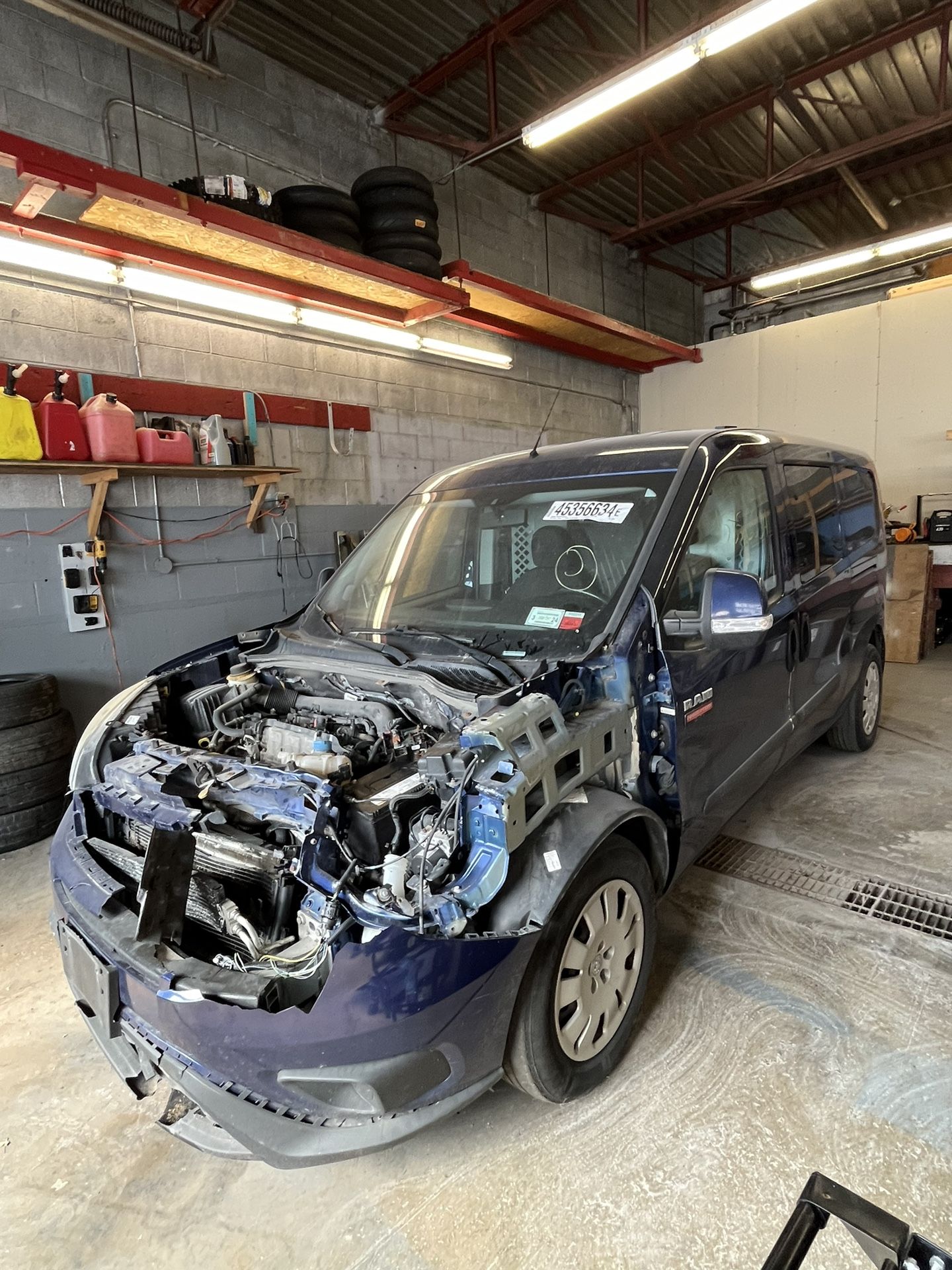 2016 dodge ram promaster city part out