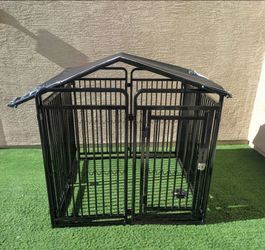 New Heavy Duty Indoor Outdoor Dog Kennel with Roof Cover
