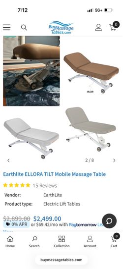 Earthlite ELLORA TILT Mobile Massage Table