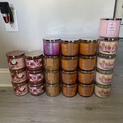 Bath And Bodyworks 3 Wick Candles