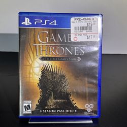 Game Of Thrones: A Telltale Games Series (PS4, 2015) [CIB]