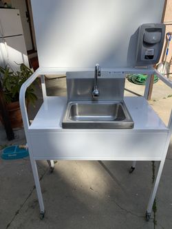 Portable Hand Wash W Heater Including New