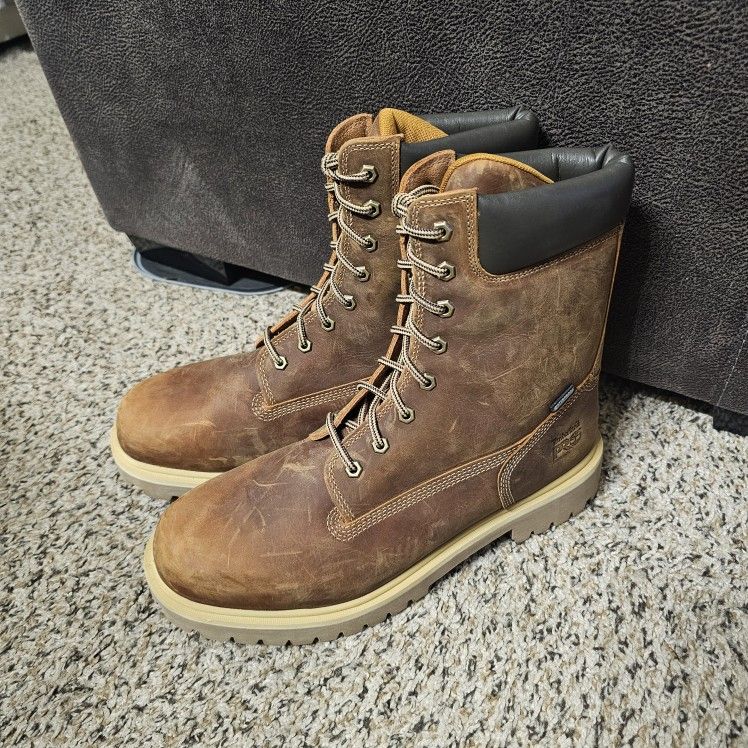 Mens Timberland PRO Soft Toe Waterproof Industrial Work Boot Size 12M