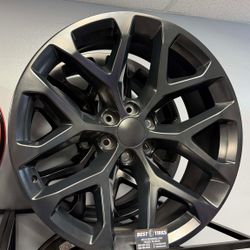 (Set of 4) New 24’ Inch Snowflake Wheels Fits Chevy Tahoe Dodge Ram GMC Yukon Cadillac Escalde 