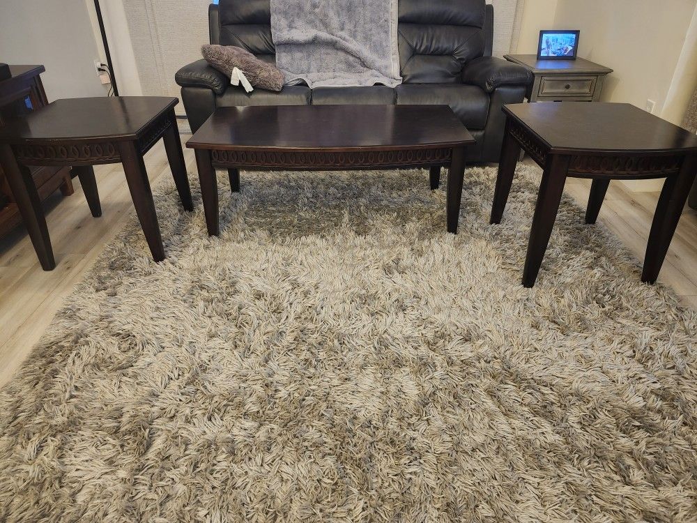 Coffee Table and 2 End Tables