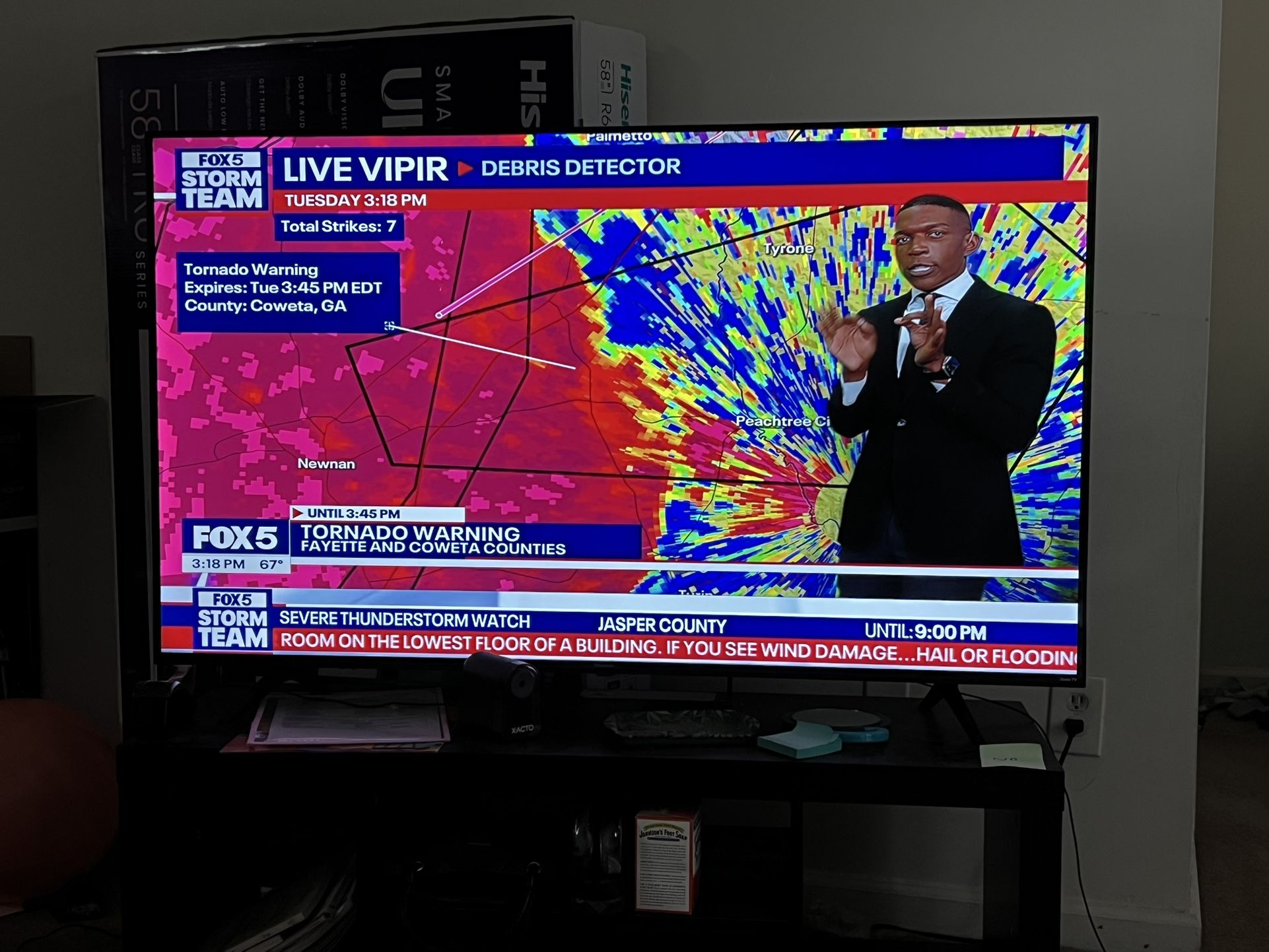 58” Tv With Stand