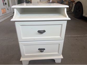 White “Bombay Company” Nightstand