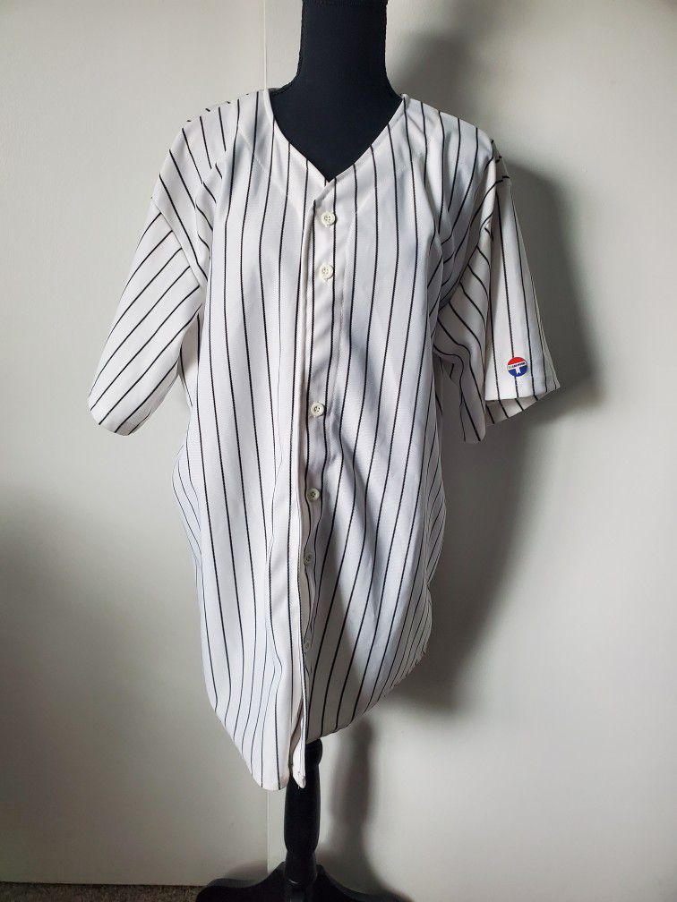 Teamwork Athletic Black And White Baseball Max Meyer Number 2 Button Up Size: XL
