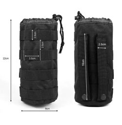 Outdoor sports water bottle bag, multifunctional MOLLE accessory