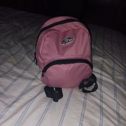 New Vans Mini Book Bag Fuchia Color New With Tags Still On 