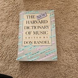 Harvard Dictionary Of Music 