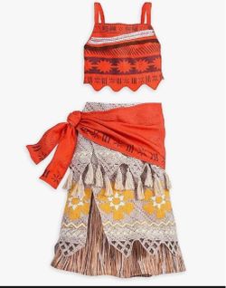 Disney Moana Kids Costume Two-Piece Set