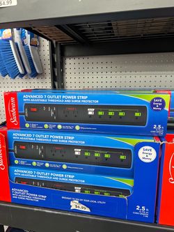 Sunbeam Advanced 7 Outlet Power Strip