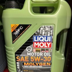 Liqui Moly Motor Oil 5W30 5W-30 Synthetic Molygen