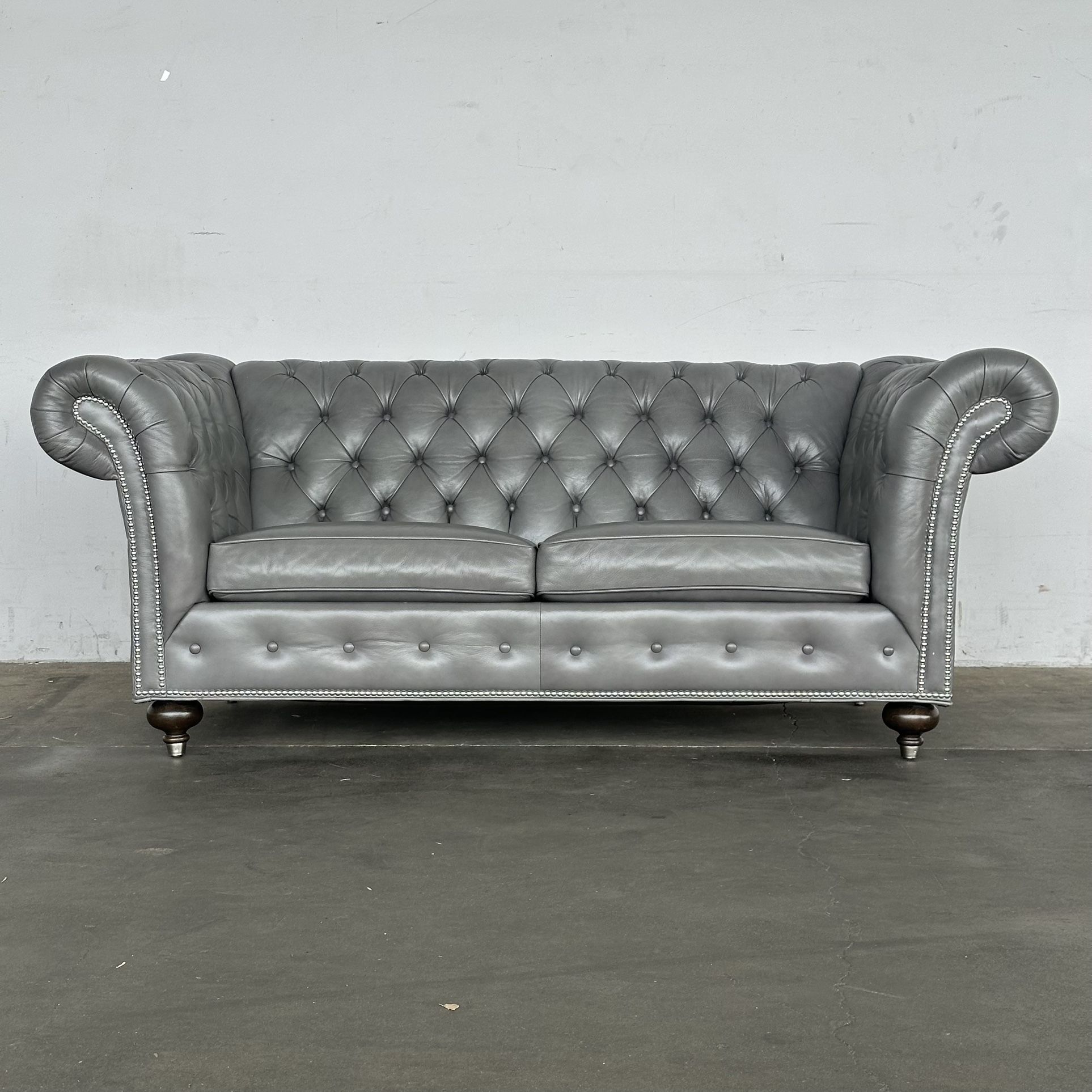 Ethan Allen Leather Mansfeld Sofa -Delivery Available 